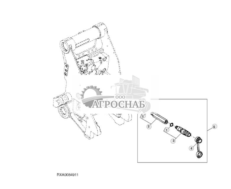 Несколько возвратных трубопроводов гидравлического двигателя - ST75378 664.jpg